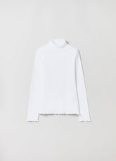 Ovs Girls Shirred Edged Turtleneck